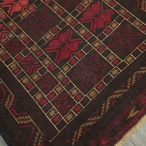 黒羊毛 ブラックウール 手織りオールドキリム ヴィンテージ トライバル