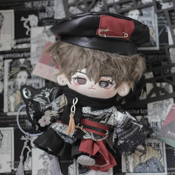 20cm着せ替えぬいぐるみ服 楓霜セット 桜 着せ替え人形 ぬいぐるみ