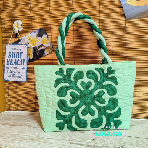 ハワイアンキルト☆トートバッグ ☆ トートバッグ LULUCO 通販
