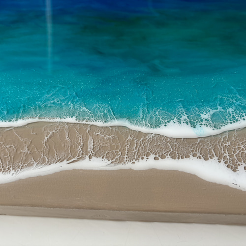 礁」レジンアート 海アート オーシャンアート 波アート 海レジン