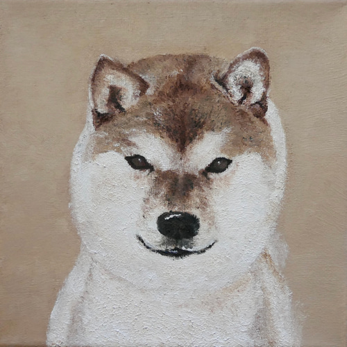 油絵】柴犬 犬 絵画 Hinako 通販 17927792｜Creema(クリーマ
