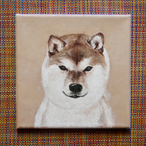 油絵】柴犬 犬 絵画 Hinako 通販 17927792｜Creema(クリーマ