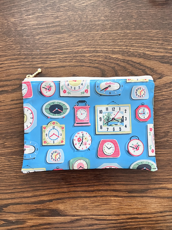 キャスキッドソン ナイロンポーチ ハンドメイド クロック ポーチ 手芸
