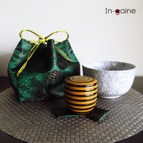 茶道具】抹茶碗用巾着とへだて MW-021GC その他インテリア雑貨 In