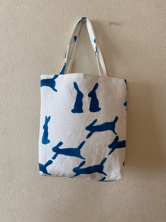 ミナペルホネン run run runで作ったミニトートバック トートバッグ