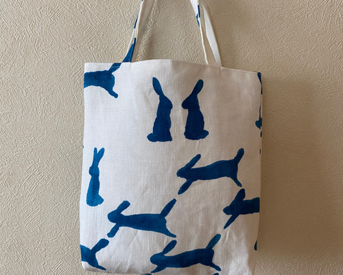 ミナペルホネン run run runで作ったミニトートバック トートバッグ