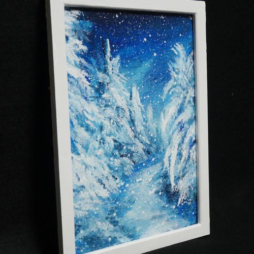 油絵 油彩 油彩画 絵画 【冬景色】 絵画 HR 通販 17039803｜Creema