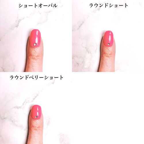 チップサイズ表♡サイズオーダー方法 ネイルチップ（つけ爪） Sparkle