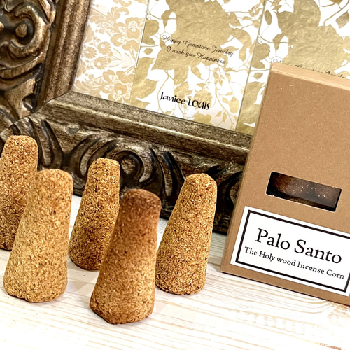 パロサントコーン 5pics＊Incense Corn☆三角香《幸福を呼び込む香木