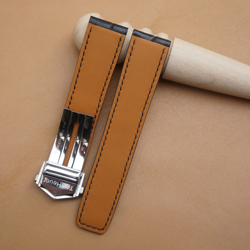 タグ・ホイヤー ウォッチ ストラップ クラスプ付き ブラック