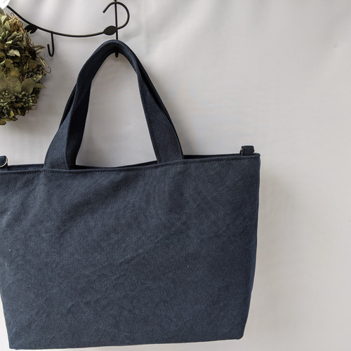 ミナペルホネン【rosy/tamborin】ノアールトートバッグ【受注制作