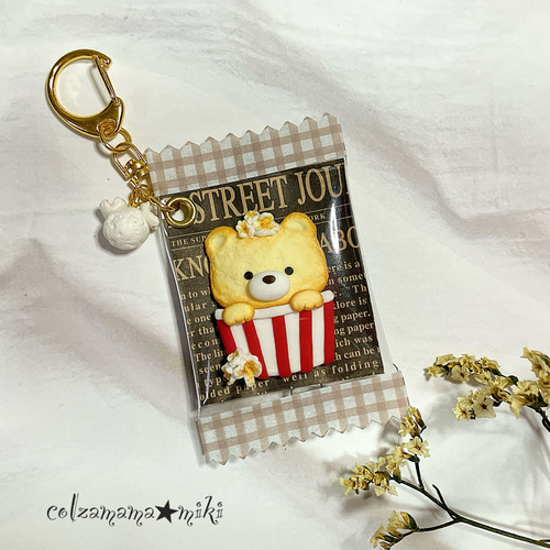 くまさんのポップコーンクッキー♡ スイーツ ケーキ Cookie フェイク