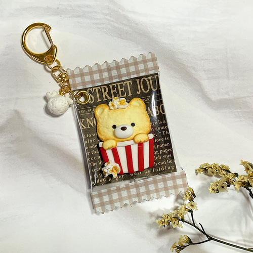 くまさんのポップコーンクッキー♡ スイーツ ケーキ Cookie フェイク