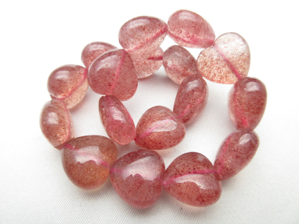 ピンクエピドートインクォーツ】/《アフリカンストロベリークォーツ
