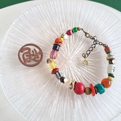 カラフルビーズのブレスレット ブレスレット Tsubasa KATOU 通販