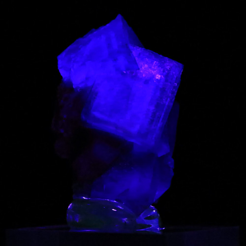 気持ちいい色味＆ゾーニング美 天然 フローライト 19g しっかり蛍光