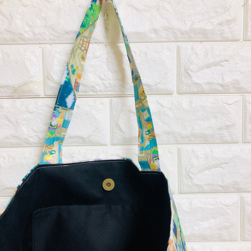 ❤️yukiemonラビリンスハウスビッグトートバッグ❤️人気生地の為、お