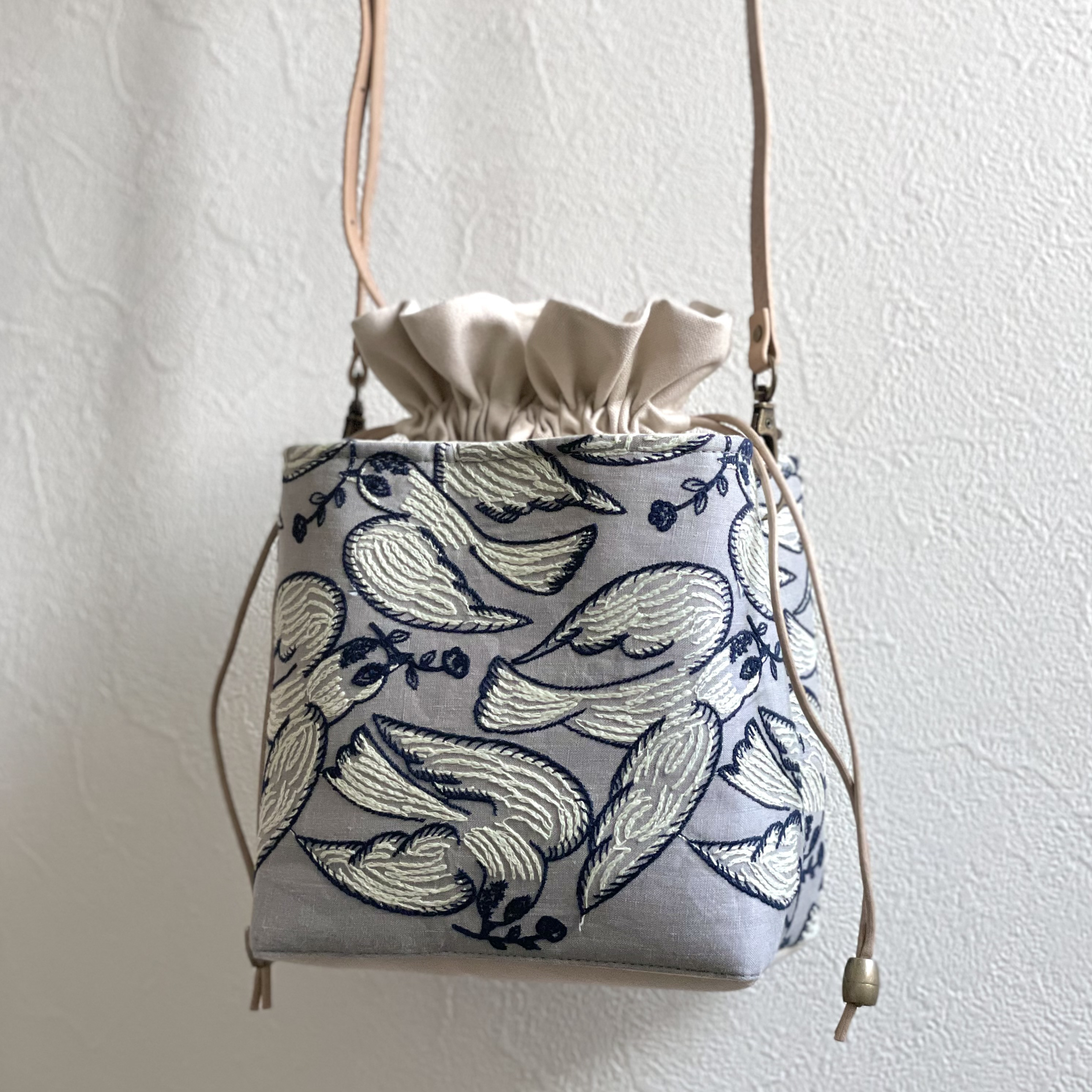 ハンドメイド＊Lulu(large)ワンハンドルバッグ minaperhonen