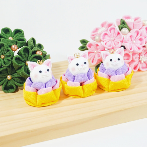 雛人形 三人官女 猫 ひな人形・雛飾り nina lottie 通販 17238918