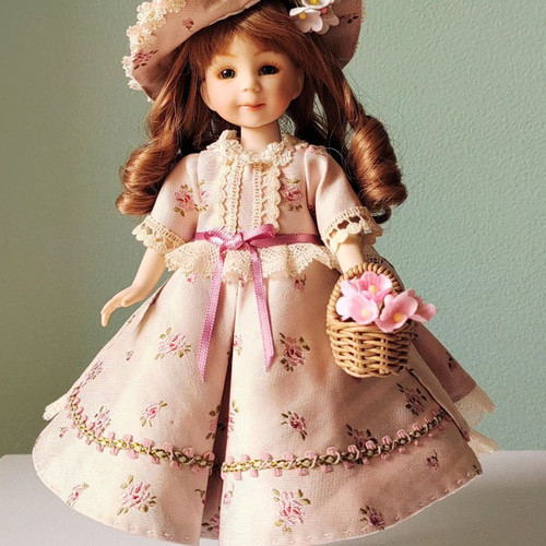 ビスクドール オールビスク モダン ダイアナエフナー ピンクローズ