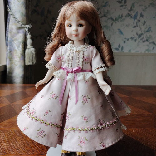 ビスクドール オールビスク モダン ダイアナエフナー ピンクローズ