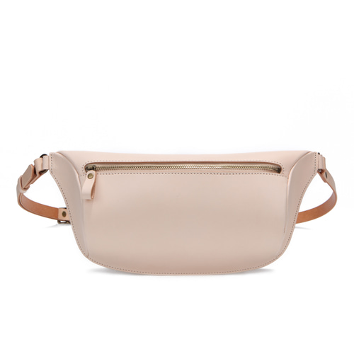 ボディバッグ 本革 ヌメ革 立体マチ付 斜めがけ ナチュラル シンプル