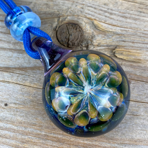 Fume Dot Glass Implosion ボロシリケイトガラスペンダント WITF20
