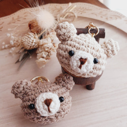 くまさんキーホルダー』 あみぐるみ 琴璃＊kotori＊ 通販 17322213