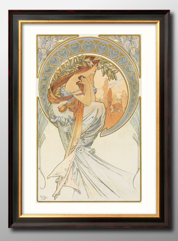 2230□アートポスター 絵画 A3サイズ『アルフォンス・ミュシャ