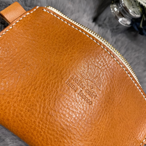 ぷっくりポーチ 革ポーチ ポーチ 革小物 スマートキーケース キー