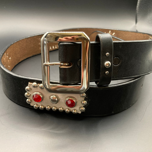 34インチ 黒（茶芯） スタッズベルト ビンテージタイプ その他