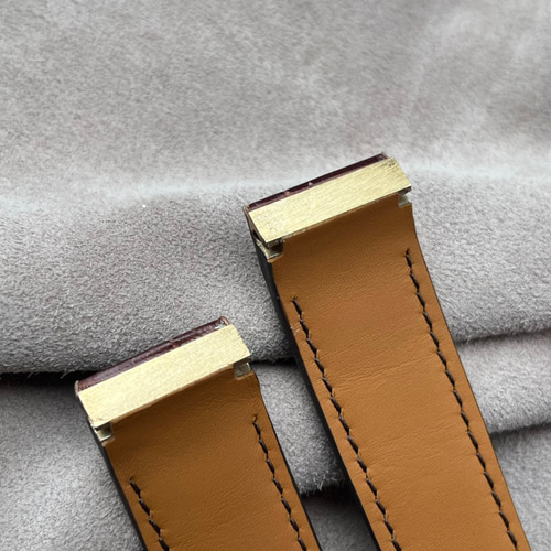 ジャガー・ルクルト JLC Reverso Squadra 時計ストラップ 22/20mm ワニ