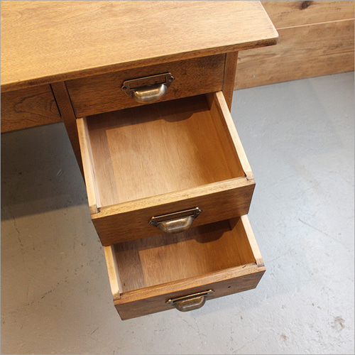 ワークデスク 机 無垢材 アンティーク 勉強机 天然木 書斎 おしゃれ