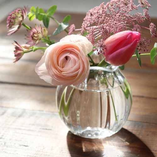 新作2024「すずらんの一輪挿し」スズラン 鈴蘭 Flute クリスタルガラス