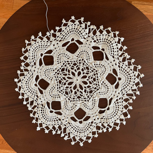 ハンドメイド レース編みドイリーNo.47(2) その他インテリア雑貨 Kazoo