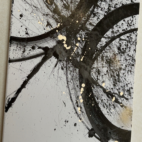 原画/大きい/絵画/アート/抽象画/モダン/ホテル/ブラック/ホワイト