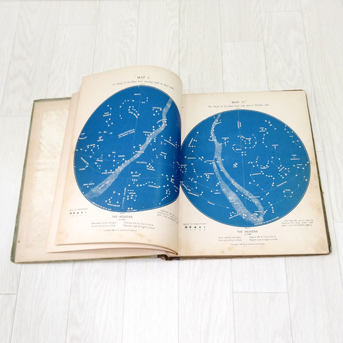 Astronomy by Observation 19世紀 1890年 Eliza A Bowen 天文古書 USA