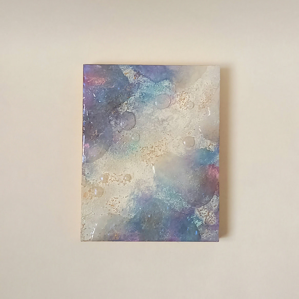 抽象画☆テクスチャーアート／青紫 絵画 MUGI 通販 18532146｜Creema