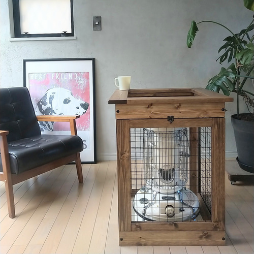 CORONA、コロナ石油ストーブ用ウッド&アイアンストーブガード CORONA