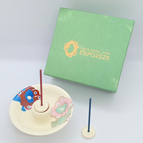 EXPO2025 ミャクミャク 京焼・清水焼 香立て＆お香セット その他