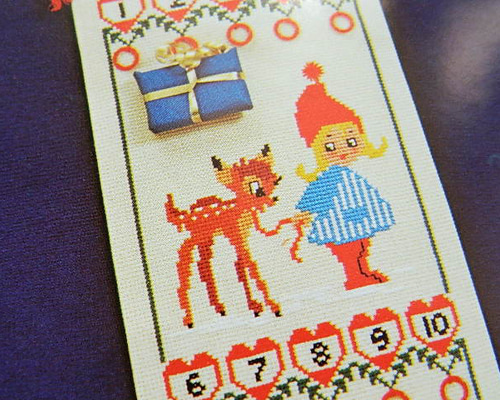 デンマークのクロスステッチ 2冊セット おまけクリスマスカード付き