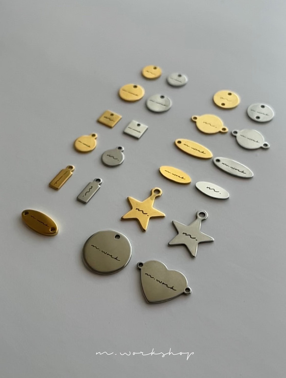 小ロットからok!20枚〜 ブランドタグ ロゴプレート オリジナルタグ