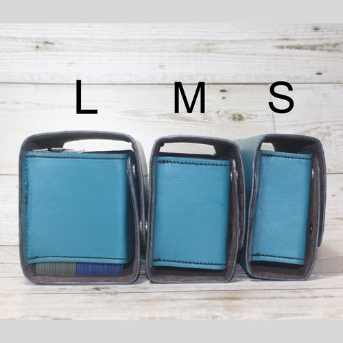 これ一つで2デッキ分！ レザーデッキケース ピーコック 本革 牛革 名刺