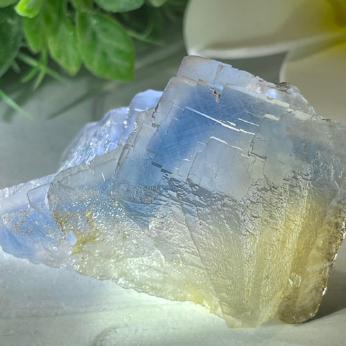 パキスタン産 ブルー フローライト クラスター 蛍石 ラフストーン 原石