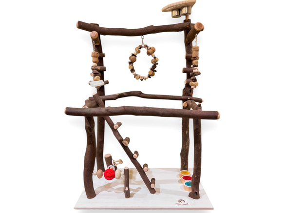 小鳥のあそび場 Lサイズ 大型インコ用 バードジム バードアスレチック