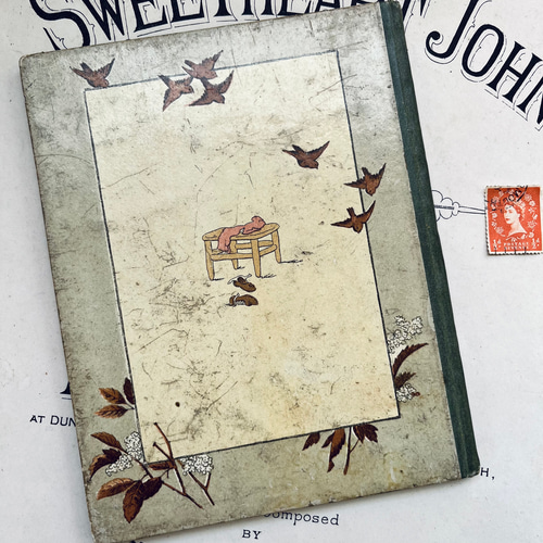 英国で出会った♪ アンティーク 古書 1890年版 詩集絵本 「TENS AND