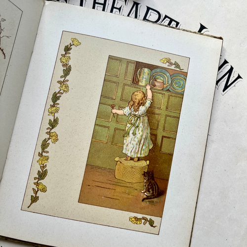 英国で出会った♪ アンティーク 古書 1890年版 詩集絵本 「TENS AND