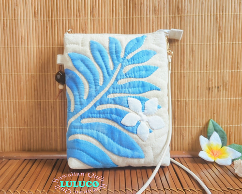 ハワイアンキルト ☆ ショルダーバッグ ☆ サコッシュ ウル/ホヌ
