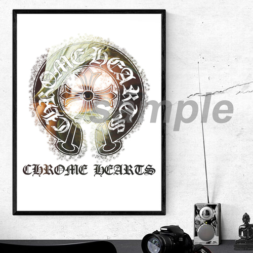 CHROME HEARTS type⭐︎オマージュアートインテリアポスター＃CH24