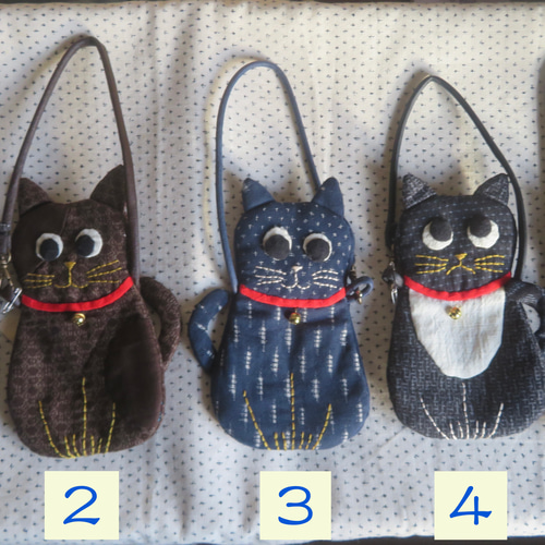 猫の日2025】 カバンにつける ミニポーチ 猫モチーフ こだわり生地